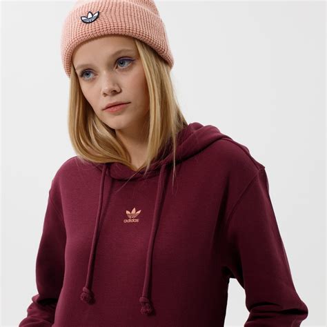 adidas hoodie dunkelrot damen|Adidas sweatshirts for women.